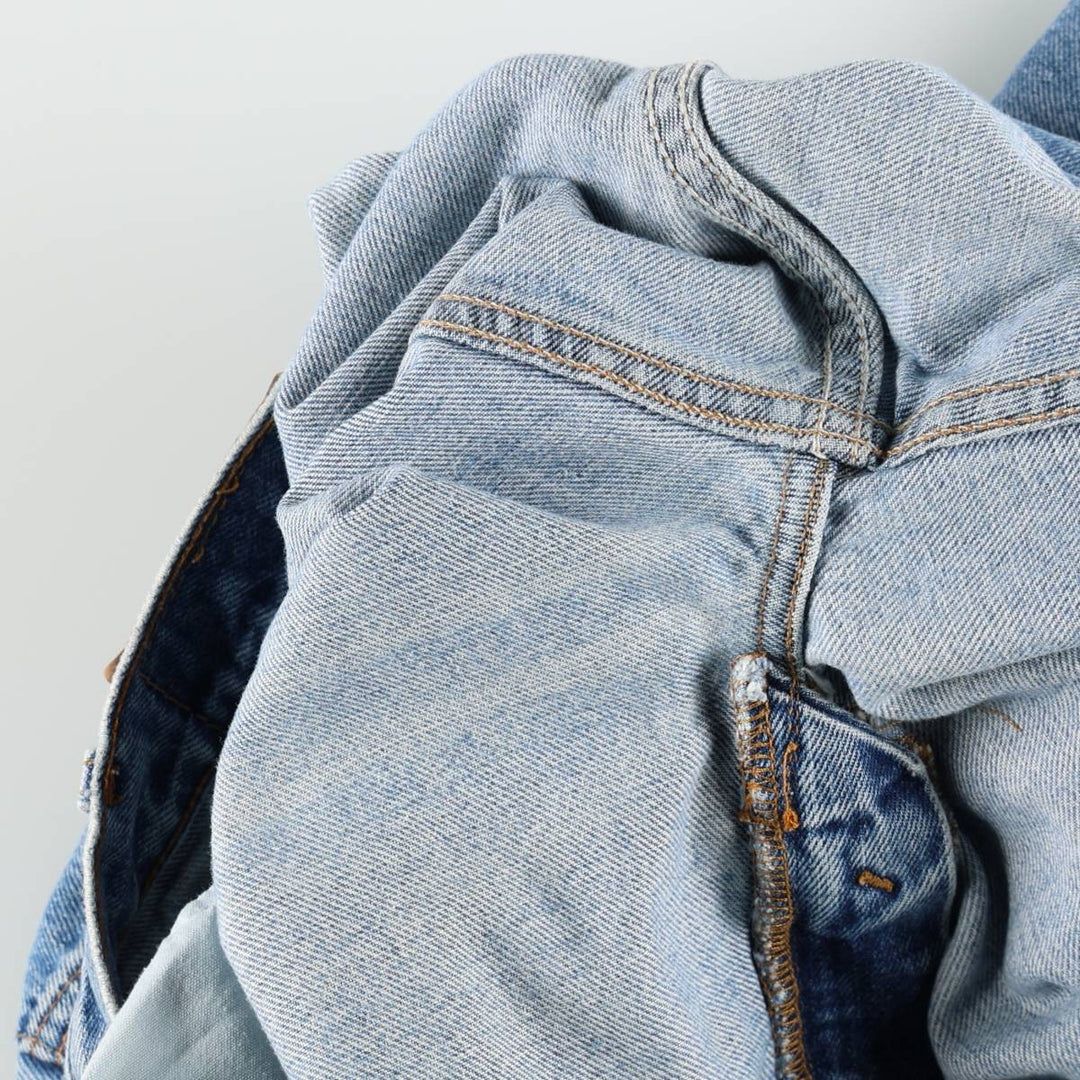 00'S Levi's 550 Relaxed Fit Tapered Denim Pants for Men, W35 cotton blue type Vintage Second Hand