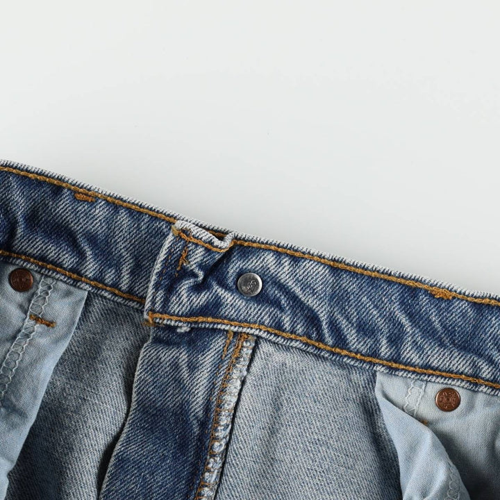 90'S Levi's 550 Relaxed Fit Tapered Denim Pants, Made in USA, Men's, Size 37, Vintage cotton blue type Vintage Second Hand