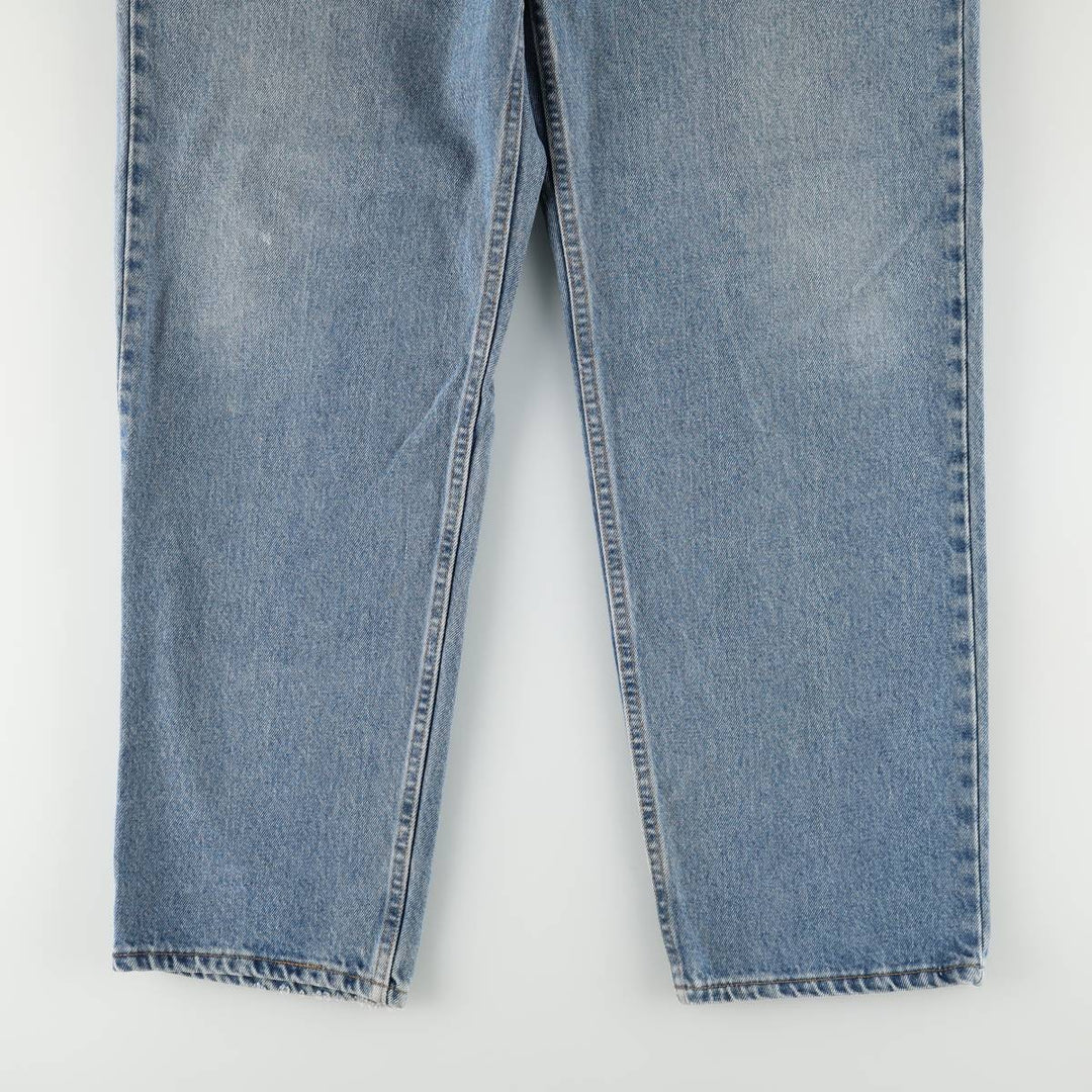90'S Levi's 550 Relaxed Fit Tapered Denim Pants, Made in USA, Men's, Size 37, Vintage cotton blue type Vintage Second Hand