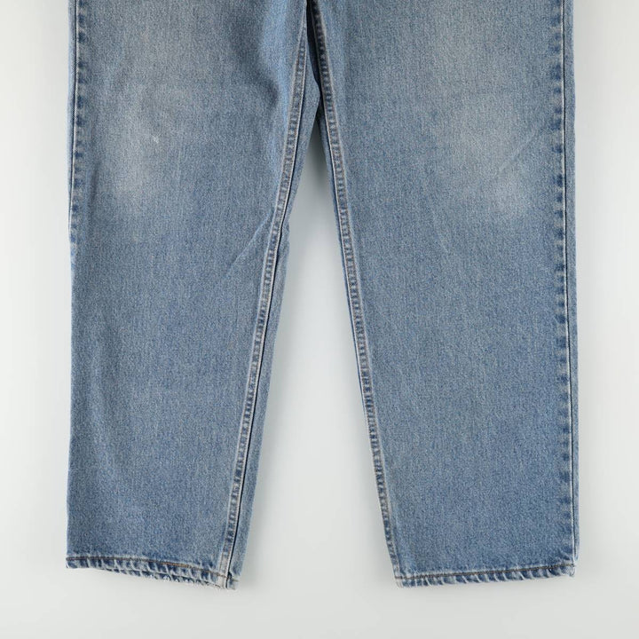 90'S Levi's 550 Relaxed Fit Tapered Denim Pants, Made in USA, Men's, Size 37, Vintage cotton blue type Vintage Second Hand
