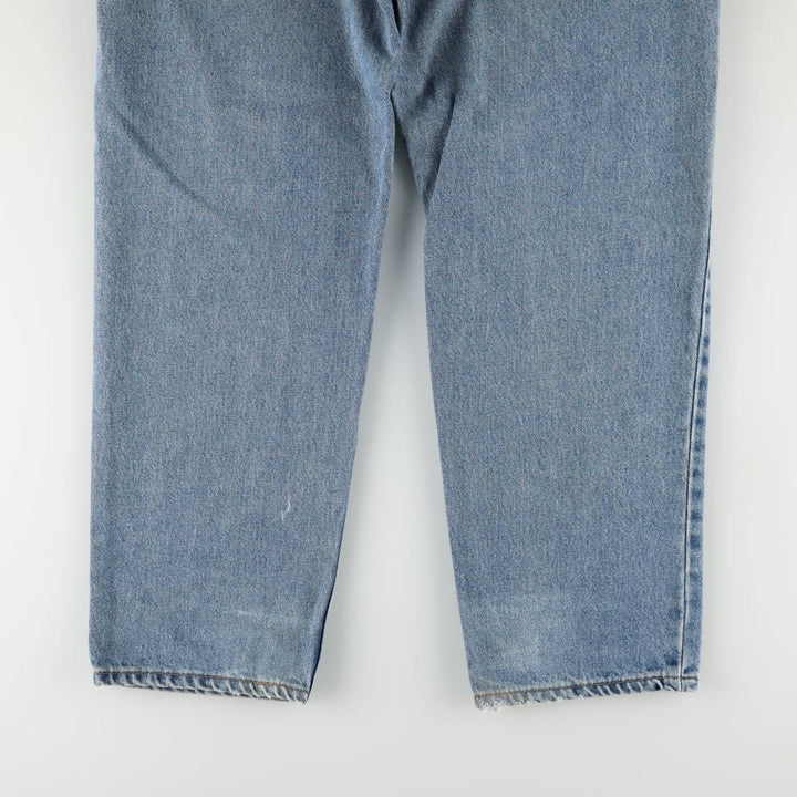 90'S Levi's 550 Relaxed Fit Tapered Denim Pants, Made in USA, Men's, Size 37, Vintage cotton blue type Vintage Second Hand