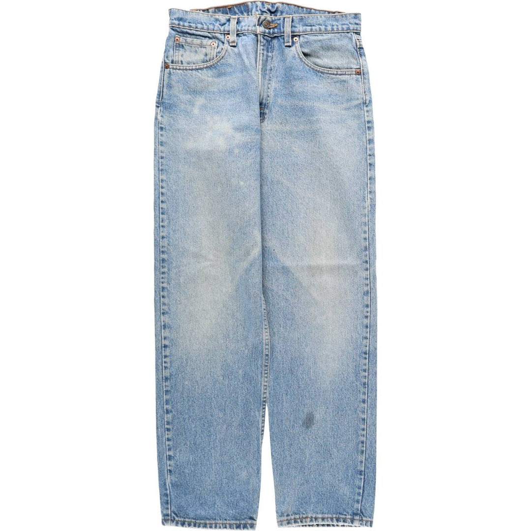 90'S Levi's 550 Relaxed Fit Tapered Denim Pants Made in USA Men's W31 Vintage cotton blue type Vintage Second Hand