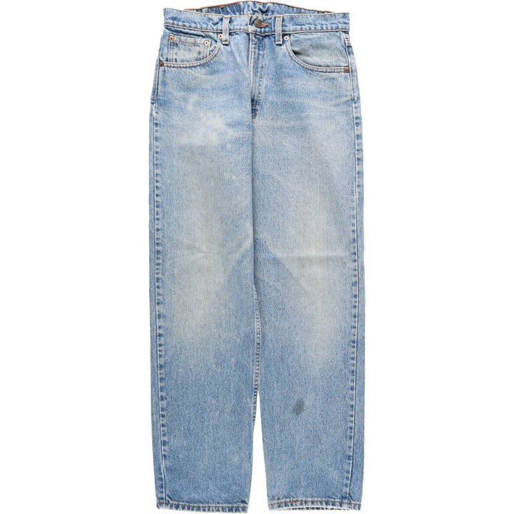 90'S Levi's 550 Relaxed Fit Tapered Denim Pants Made in USA Men's W31 Vintage cotton blue type Vintage Second Hand