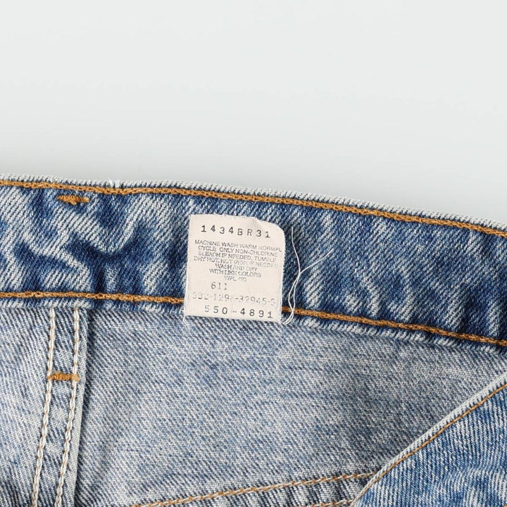 90'S Levi's 550 Relaxed Fit Tapered Denim Pants Made in USA Men's W31 Vintage cotton blue type Vintage Second Hand