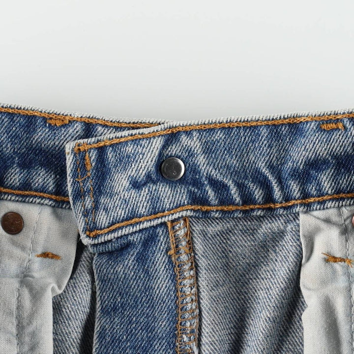90'S Levi's 550 Relaxed Fit Tapered Denim Pants Made in USA Men's W31 Vintage cotton blue type Vintage Second Hand
