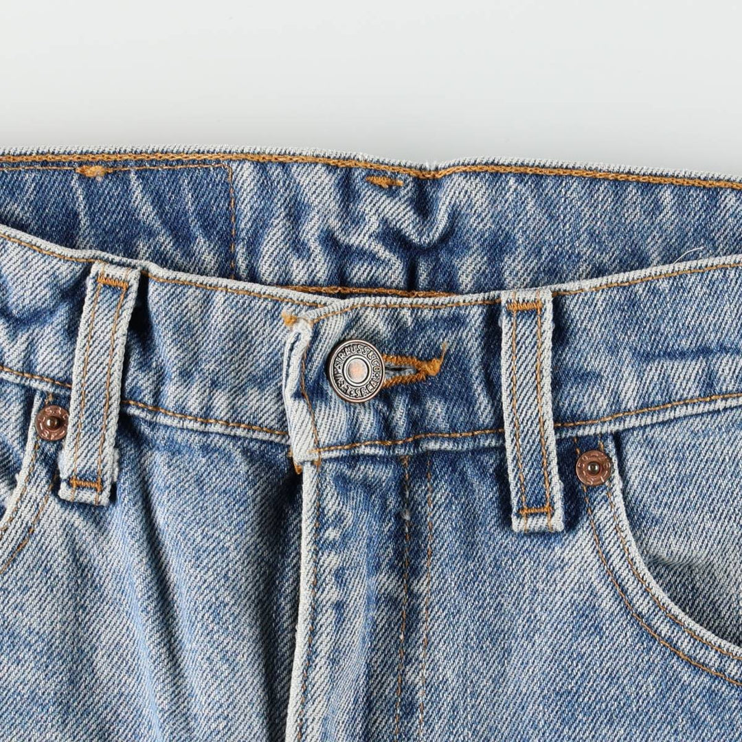 90'S Levi's 550 Relaxed Fit Tapered Denim Pants Made in USA Men's W31 Vintage cotton blue type Vintage Second Hand