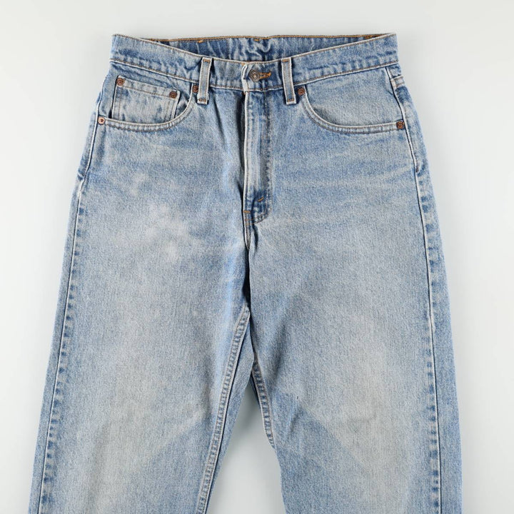 90'S Levi's 550 Relaxed Fit Tapered Denim Pants Made in USA Men's W31 Vintage cotton blue type Vintage Second Hand