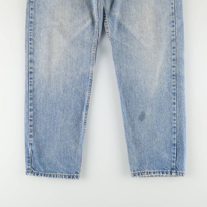 90'S Levi's 550 Relaxed Fit Tapered Denim Pants Made in USA Men's W31 Vintage cotton blue type Vintage Second Hand