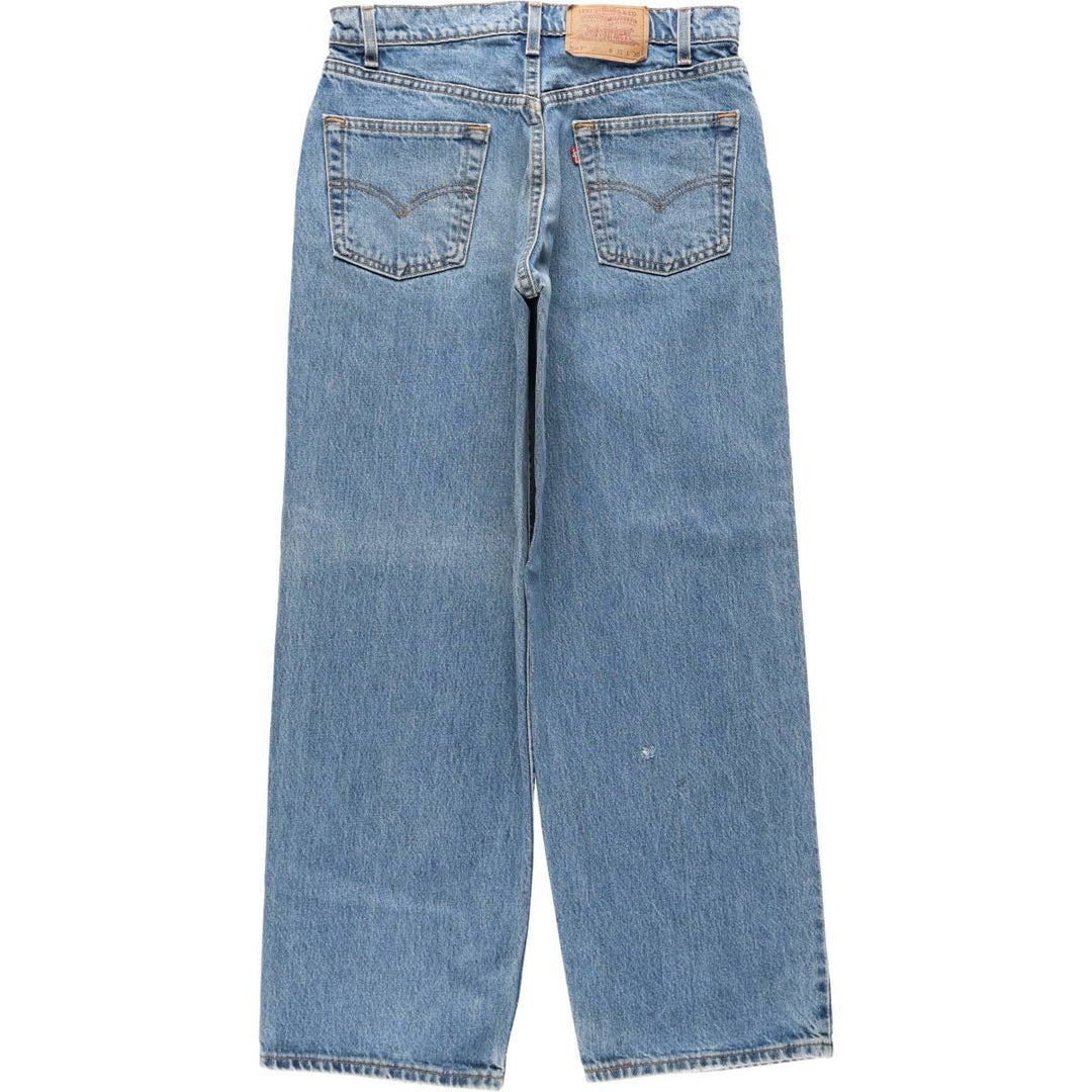 Levi's 567 Extra Wide Leg Tapered Denim Pants, Men's Size W32 (approx.) unclear blue type Vintage Second Hand