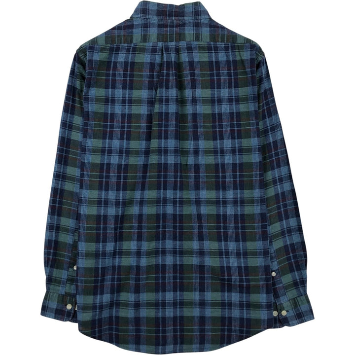 Brooks Brothers Est.1818 REGENT Long Sleeve Button-Down Check Shirt, Men's Size M cotton blue type Vintage Second Hand