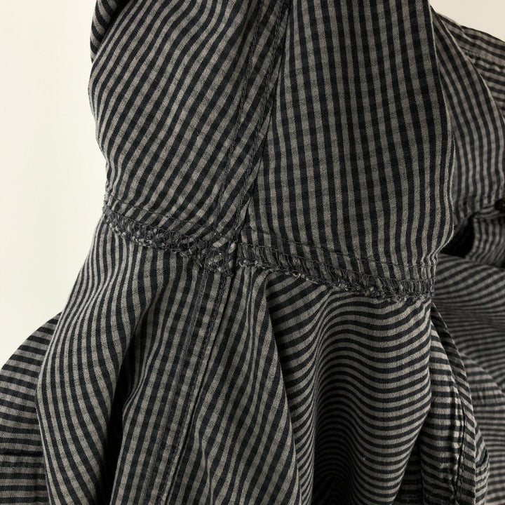 2000'S Columbia long-sleeved button-down check shirt, men's size XL cotton gray type Vintage Second Hand
