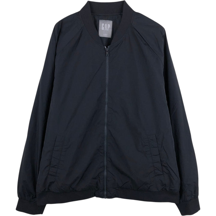 GAP Men's Padded Puffer Jacket (XL) Nylon navy blue type Vintage Second Hand