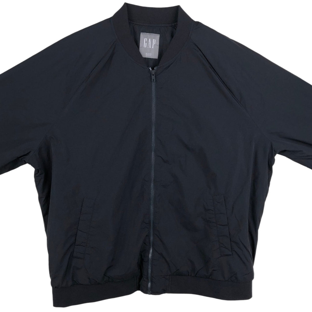 GAP Men's Padded Puffer Jacket (XL) Nylon navy blue type Vintage Second Hand