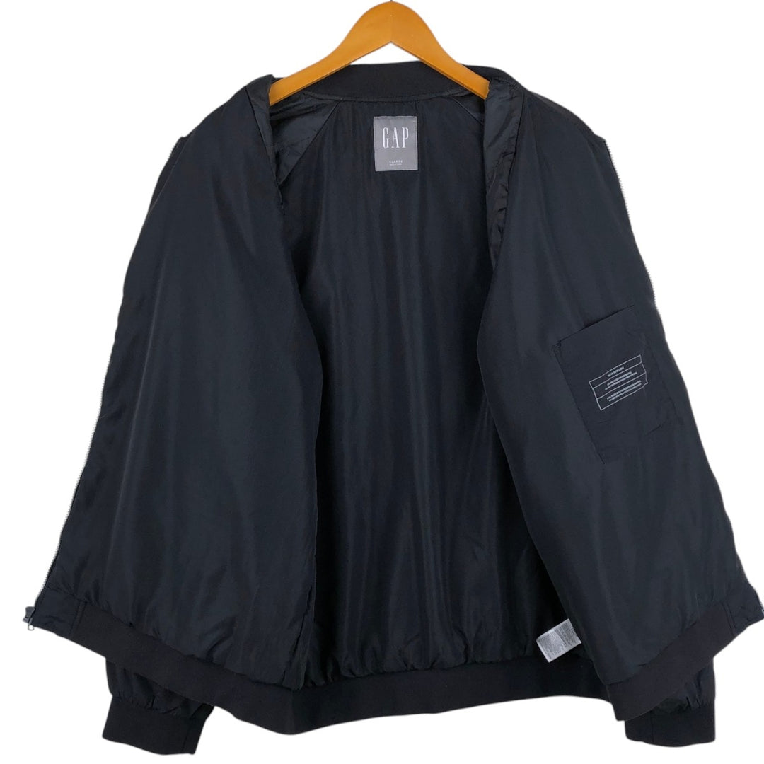 GAP Men's Padded Puffer Jacket (XL) Nylon navy blue type Vintage Second Hand