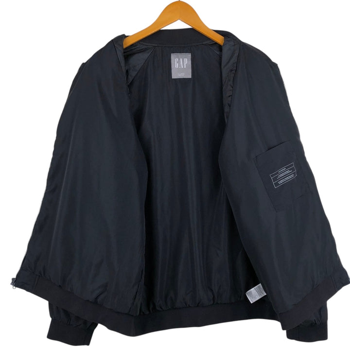 GAP Men's Padded Puffer Jacket (XL) Nylon navy blue type Vintage Second Hand