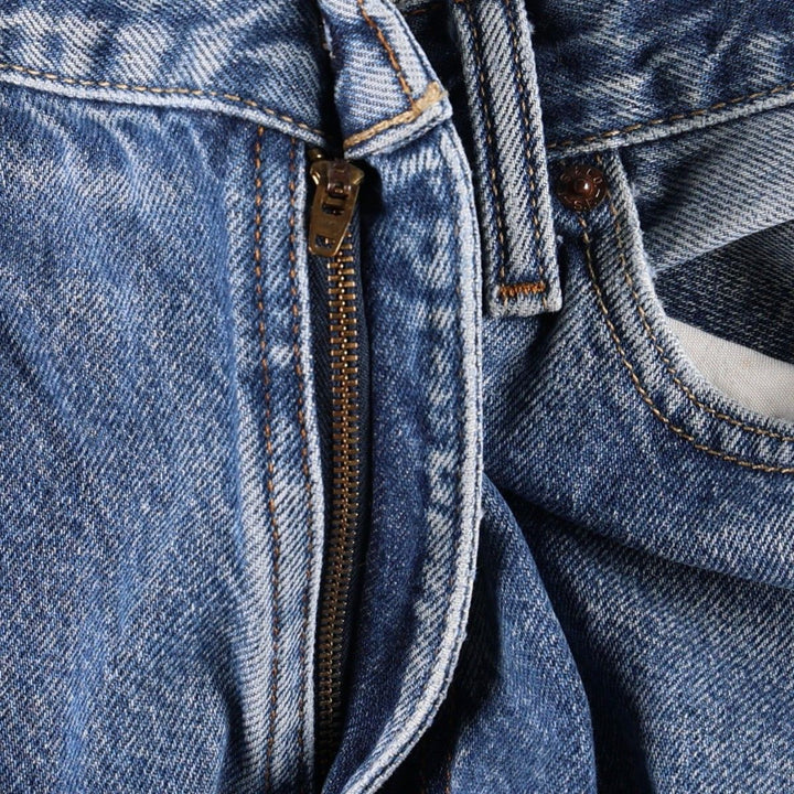 Levi's 505 STRAIGHT FIT tapered denim pants for men, size w36 cotton blue type Vintage Second Hand