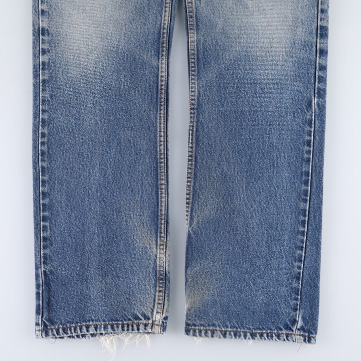 Levi's 505 STRAIGHT FIT tapered denim pants for men, size w36 cotton blue type Vintage Second Hand
