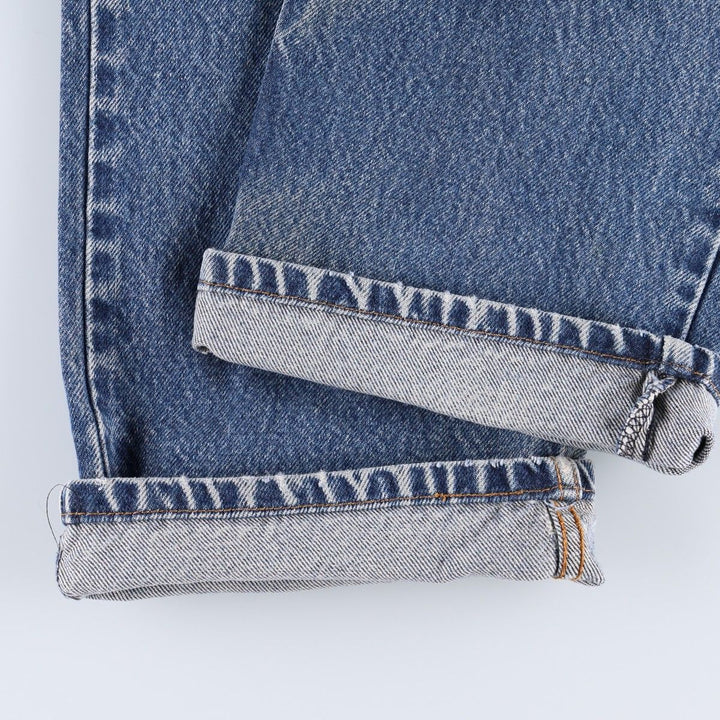 Levi's 505 STRAIGHT FIT tapered denim pants for men, size w36 cotton blue type Vintage Second Hand