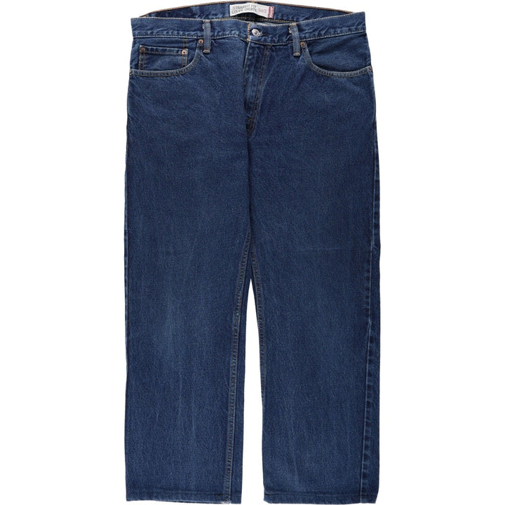 Levi's 505 Straight Fit Coupe Droite Tapered Denim Pants, Men's W36 (approx.) cotton blue type Vintage Second Hand