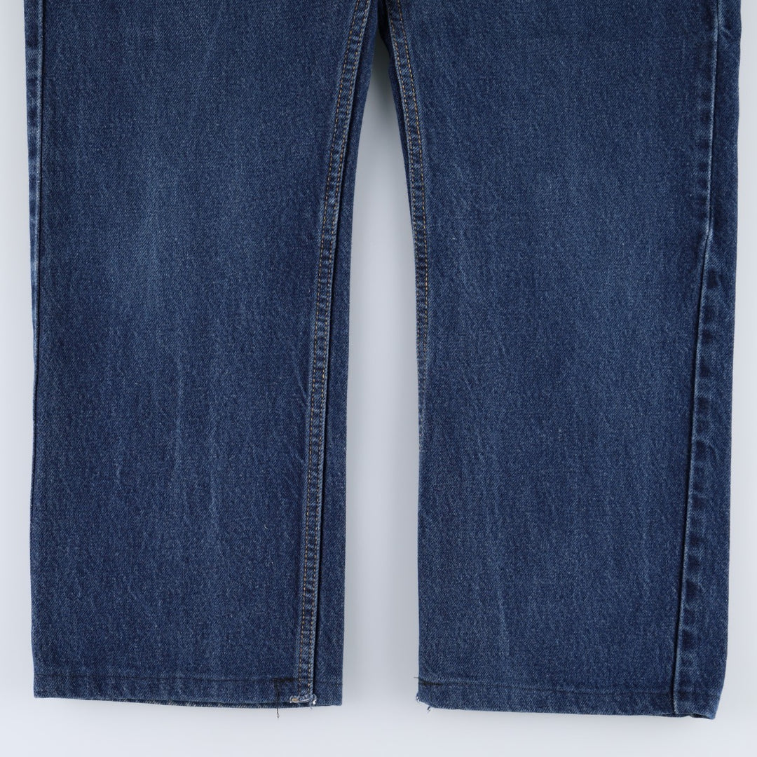 Levi's 505 Straight Fit Coupe Droite Tapered Denim Pants, Men's W36 (approx.) cotton blue type Vintage Second Hand
