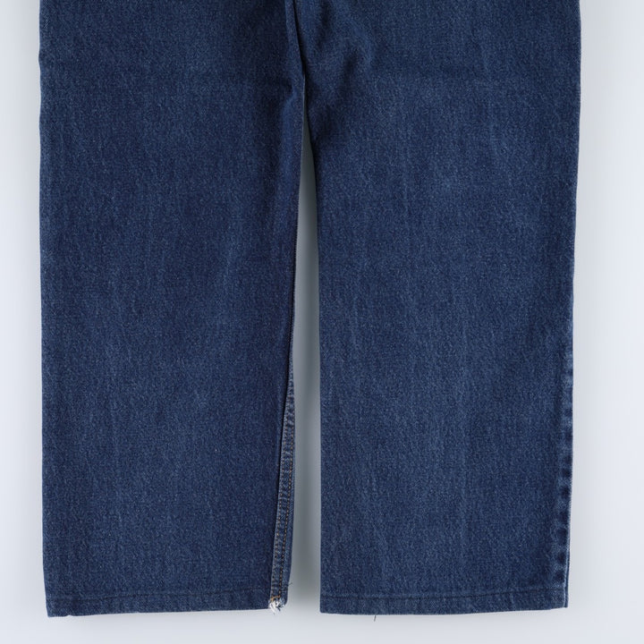 Levi's 505 Straight Fit Coupe Droite Tapered Denim Pants, Men's W36 (approx.) cotton blue type Vintage Second Hand