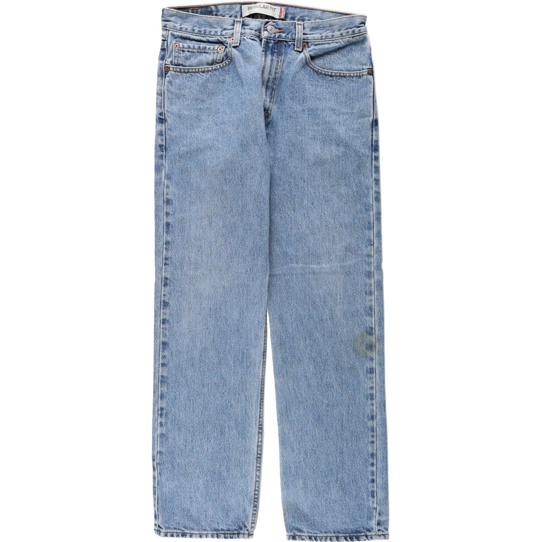 Levi's 505 REGULAR FIT tapered denim pants for men, size w31 cotton blue type Vintage Second Hand