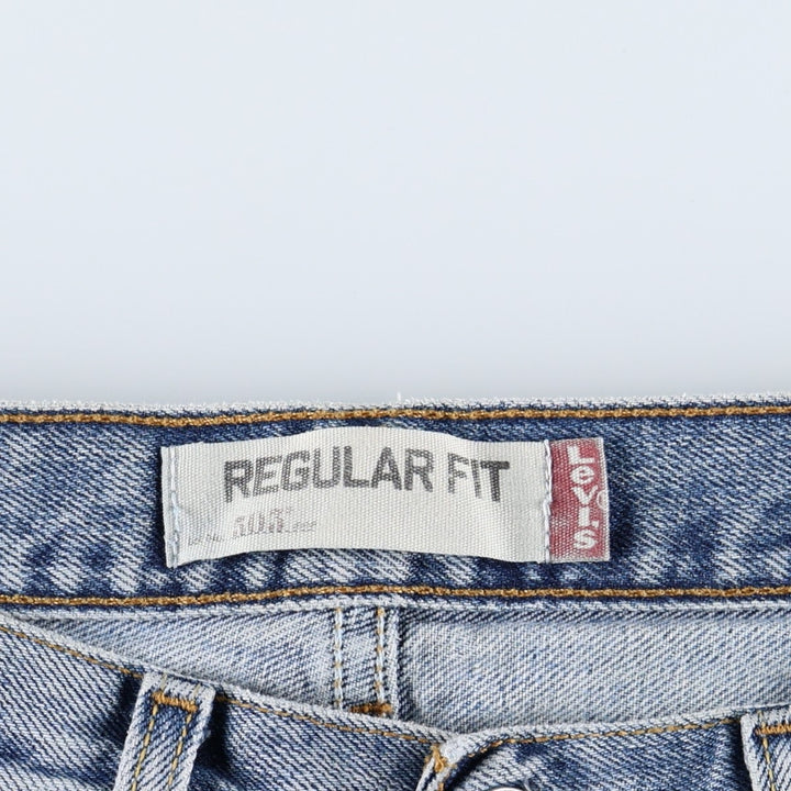 Levi's 505 REGULAR FIT tapered denim pants for men, size w31 cotton blue type Vintage Second Hand