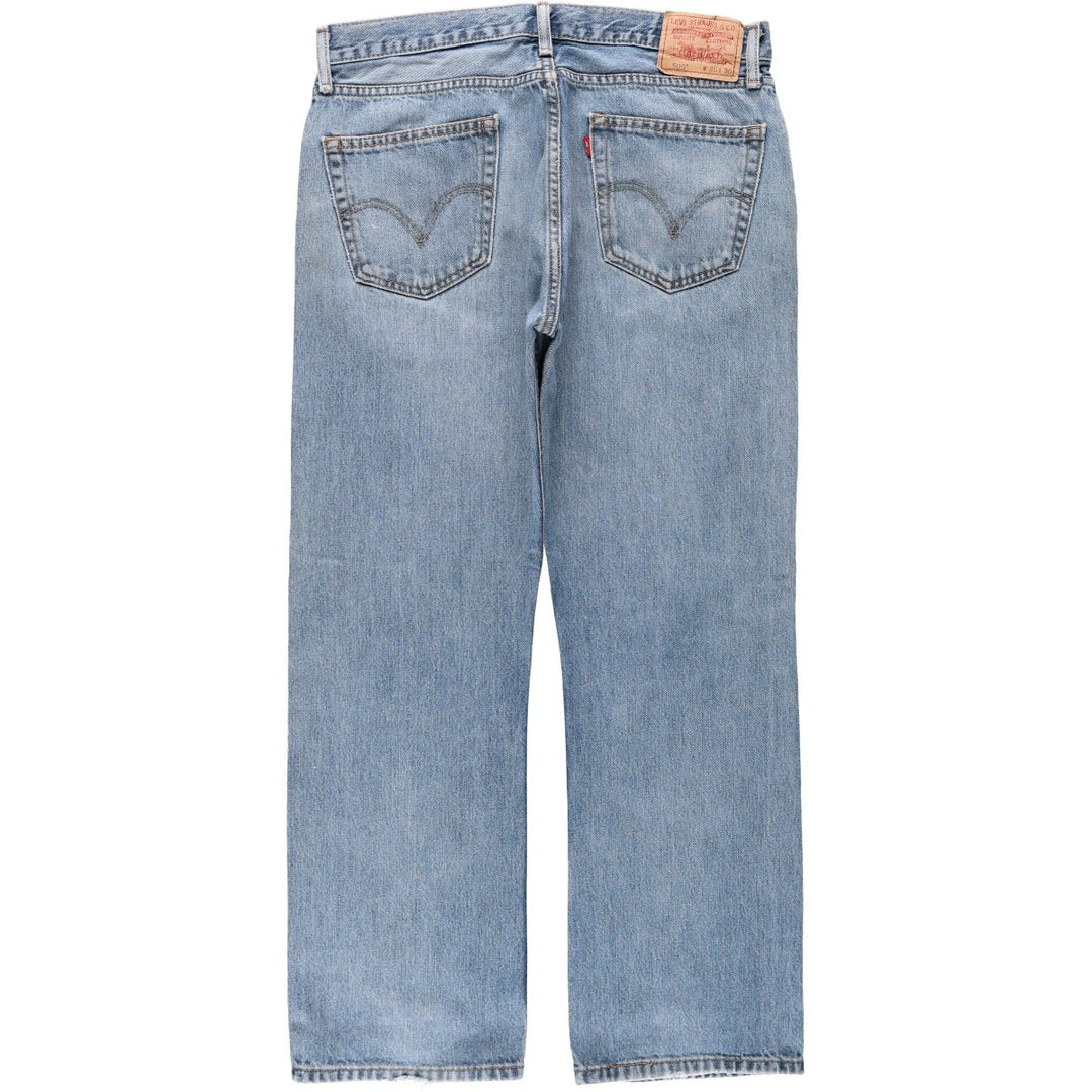 Levi's 505 Straight Fit Tapered Denim Pants, Men's, Size 35 cotton blue type Vintage Second Hand