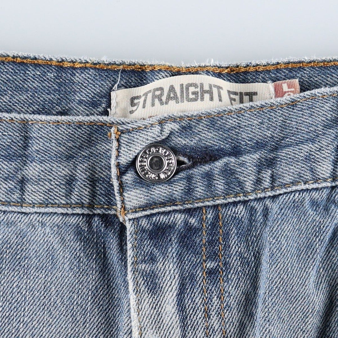 Levi's 505 Straight Fit Tapered Denim Pants, Men's, Size 35 cotton blue type Vintage Second Hand