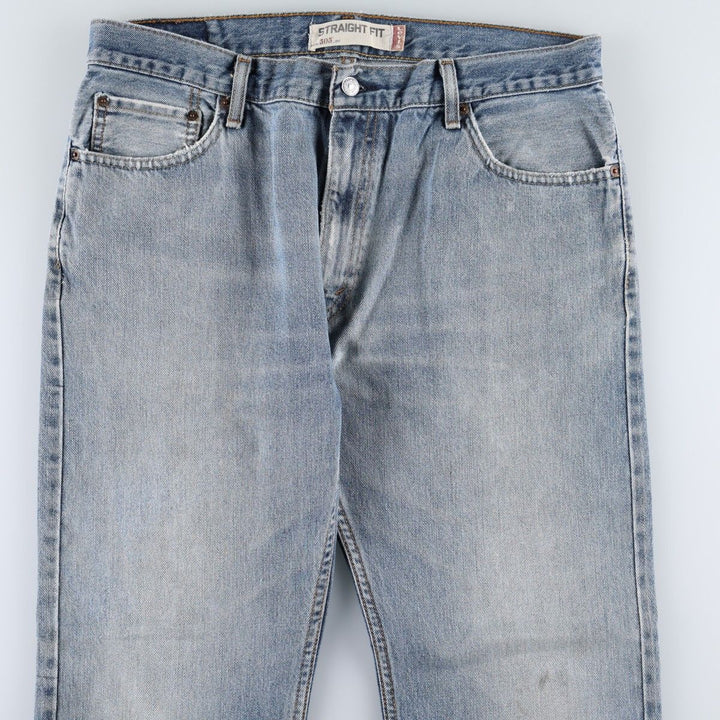 Levi's 505 Straight Fit Tapered Denim Pants, Men's, Size 35 cotton blue type Vintage Second Hand