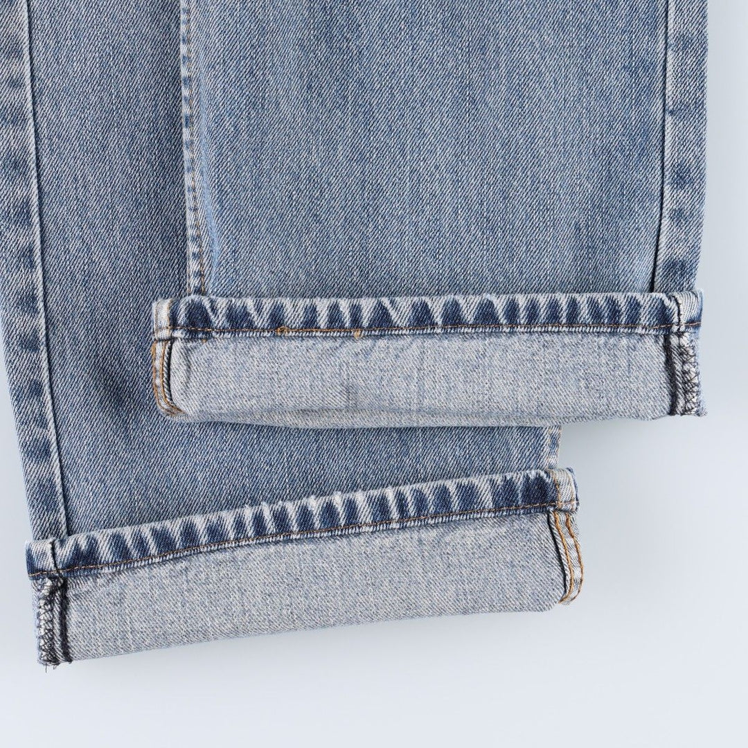 Levi's 505 Straight Fit Tapered Denim Pants, Men's, Size 35 cotton blue type Vintage Second Hand