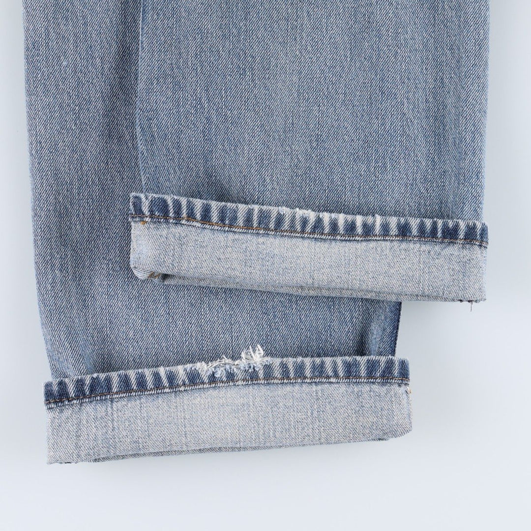 Levi's 505 Straight Fit Tapered Denim Pants, Men's, Size 35 cotton blue type Vintage Second Hand
