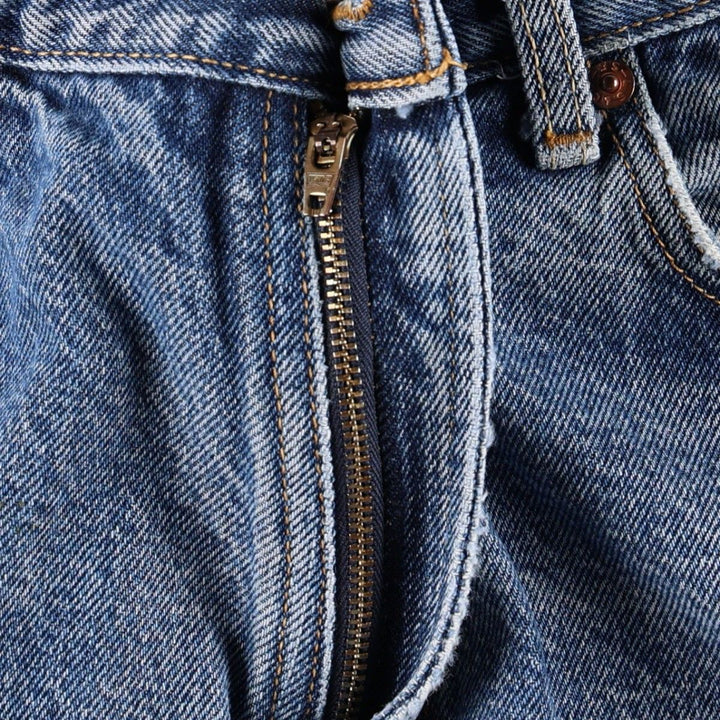 Levi's 505 REGULAR FIT tapered denim pants for men, size w35 cotton blue type Vintage Second Hand