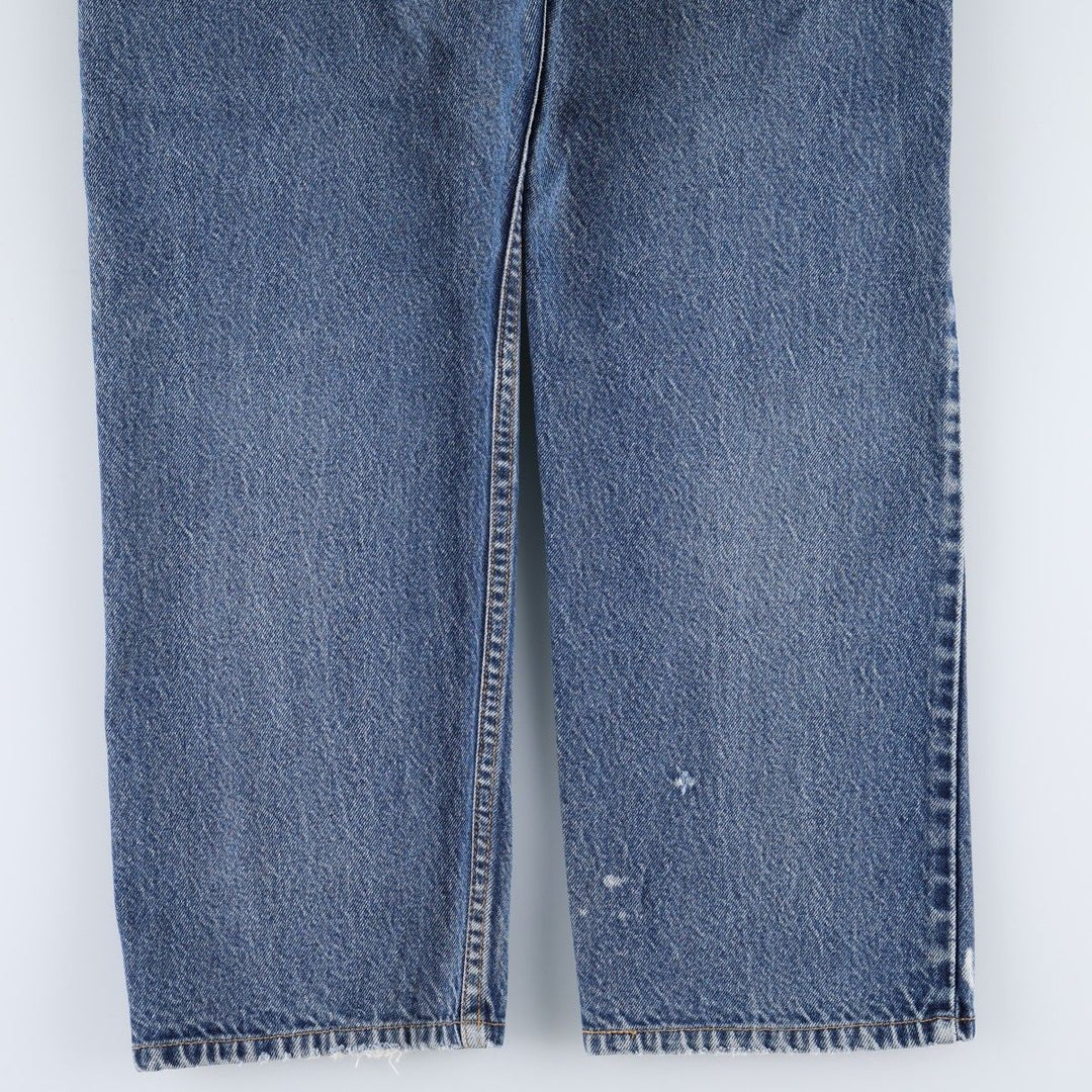 Levi's 505 REGULAR FIT tapered denim pants for men, size w35 cotton blue type Vintage Second Hand