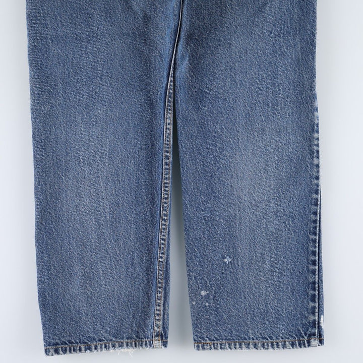Levi's 505 REGULAR FIT tapered denim pants for men, size w35 cotton blue type Vintage Second Hand