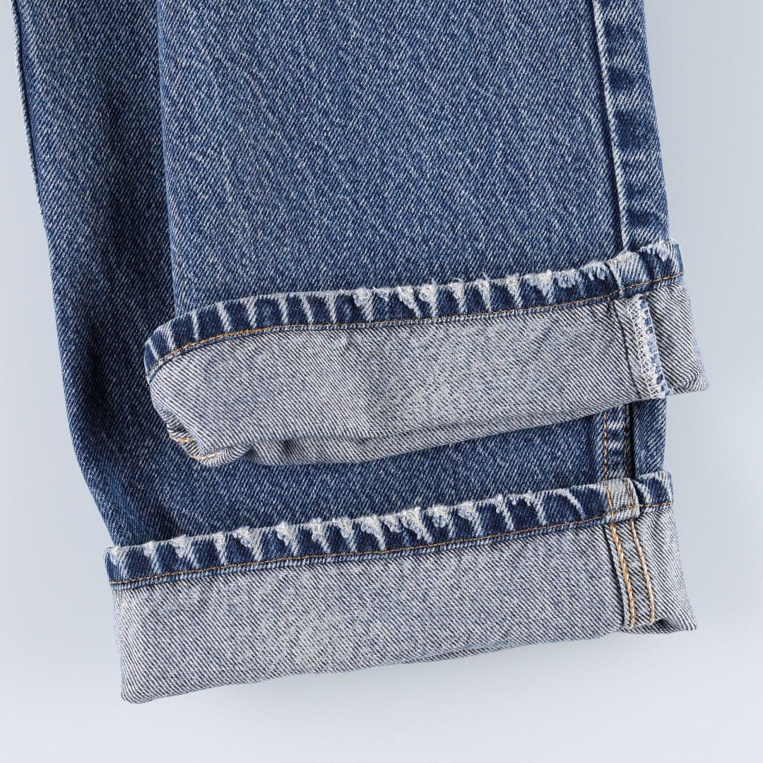 Levi's 505 REGULAR FIT tapered denim pants for men, size w35 cotton blue type Vintage Second Hand