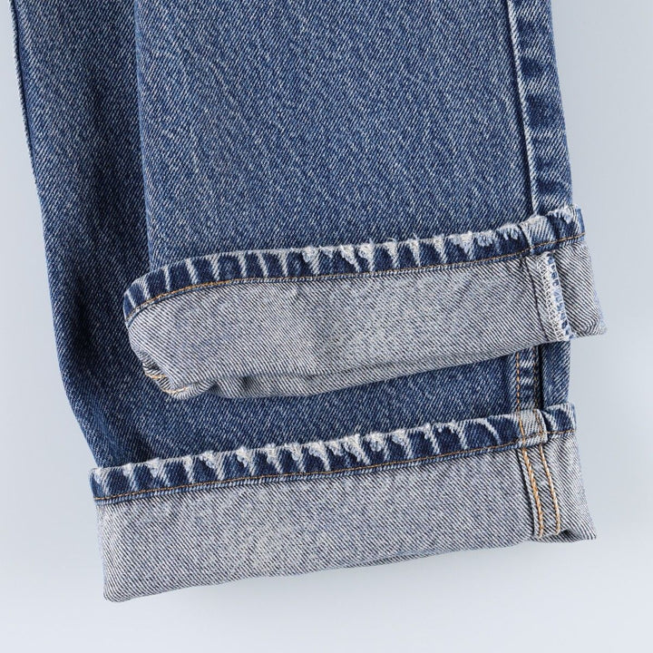 Levi's 505 REGULAR FIT tapered denim pants for men, size w35 cotton blue type Vintage Second Hand