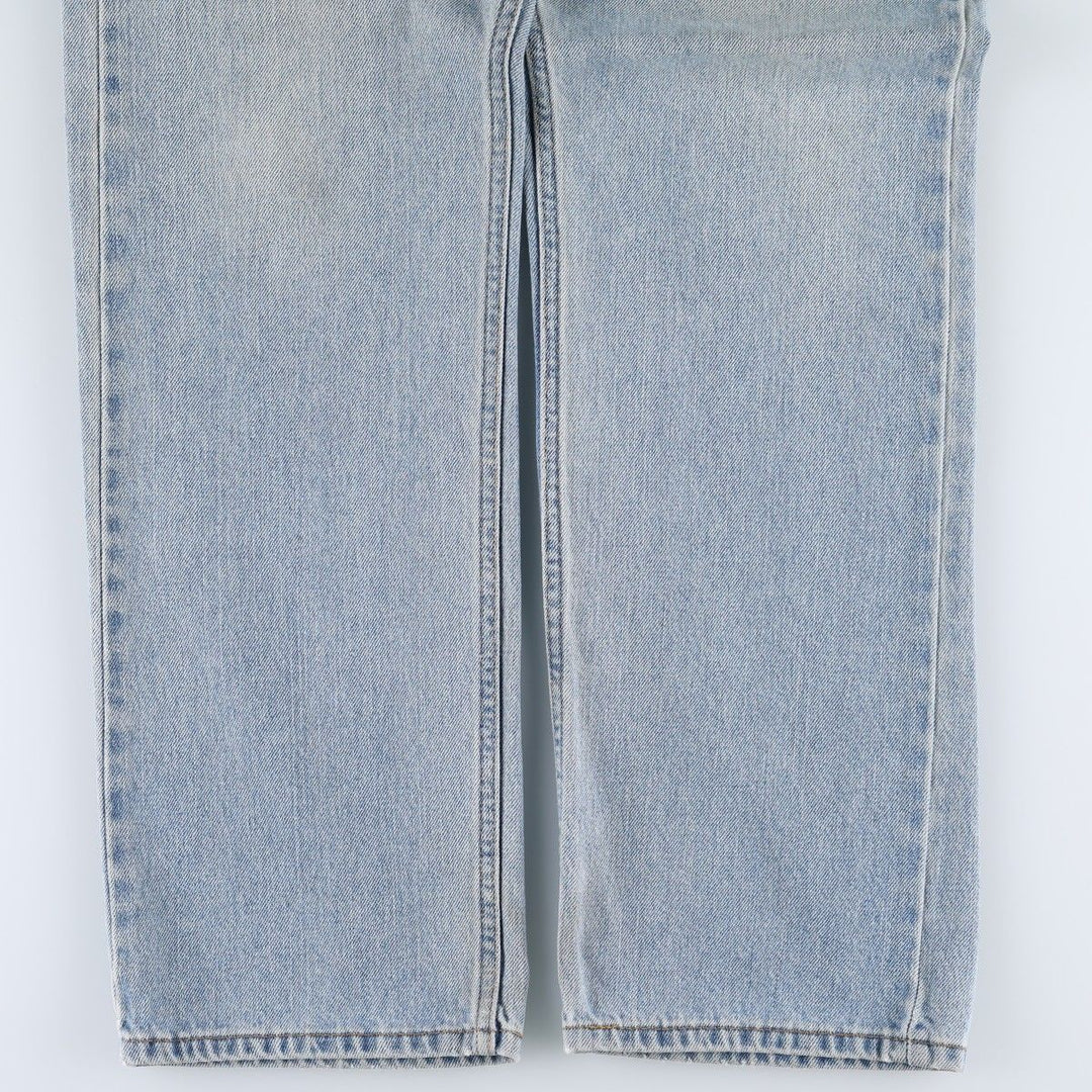 Levi's 505 STRAIGHT FIT tapered denim pants for men, size w36 cotton blue type Vintage Second Hand