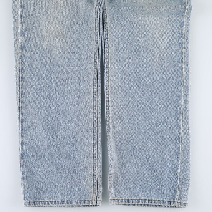Levi's 505 STRAIGHT FIT tapered denim pants for men, size w36 cotton blue type Vintage Second Hand