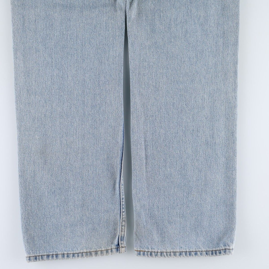 Levi's 505 STRAIGHT FIT tapered denim pants for men, size w36 cotton blue type Vintage Second Hand