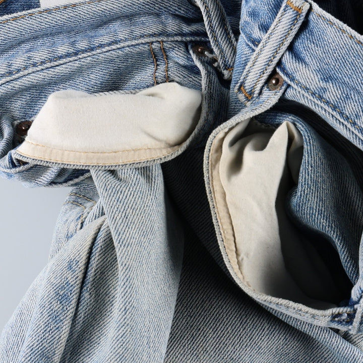 Levi's 505 STRAIGHT FIT tapered denim pants for men, size w36 cotton blue type Vintage Second Hand