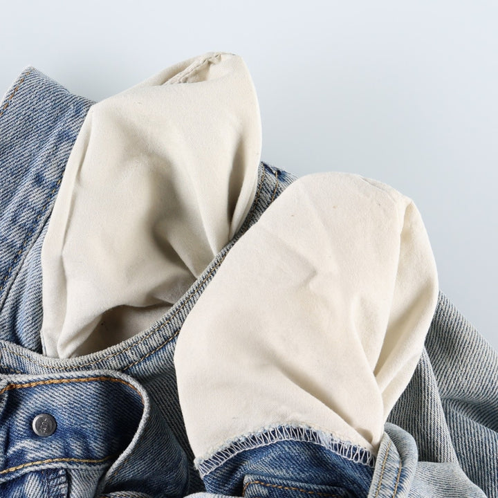Levi's 505 STRAIGHT FIT tapered denim pants for men, size w36 cotton blue type Vintage Second Hand