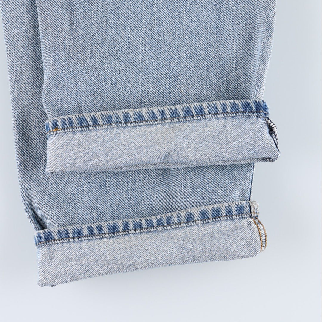 Levi's 505 STRAIGHT FIT tapered denim pants for men, size w36 cotton blue type Vintage Second Hand