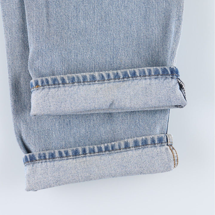 Levi's 505 STRAIGHT FIT tapered denim pants for men, size w36 cotton blue type Vintage Second Hand
