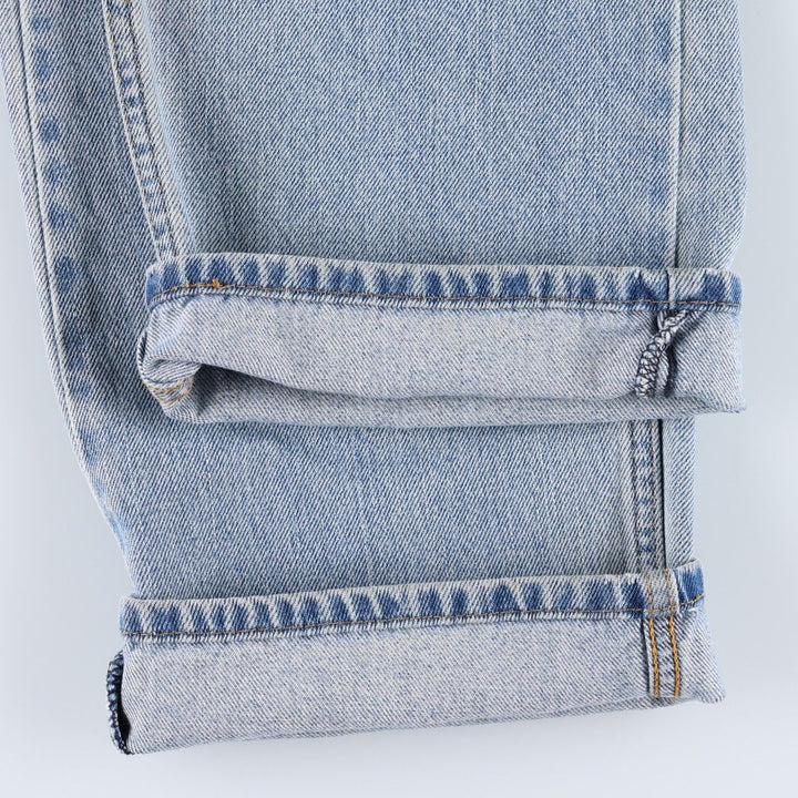 Levi's 505 STRAIGHT FIT tapered denim pants for men, size w36 cotton blue type Vintage Second Hand