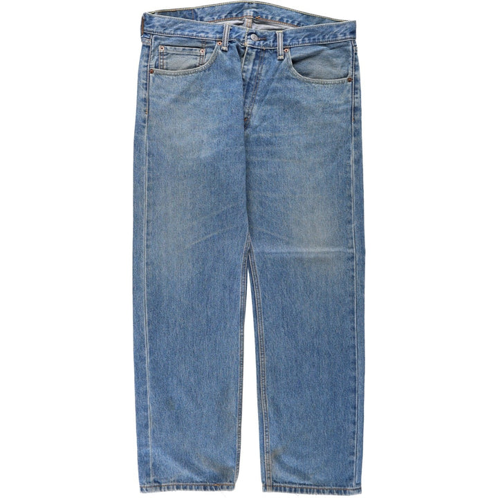 Levi's 505 tapered denim pants for men, size w36 cotton blue type Vintage Second Hand