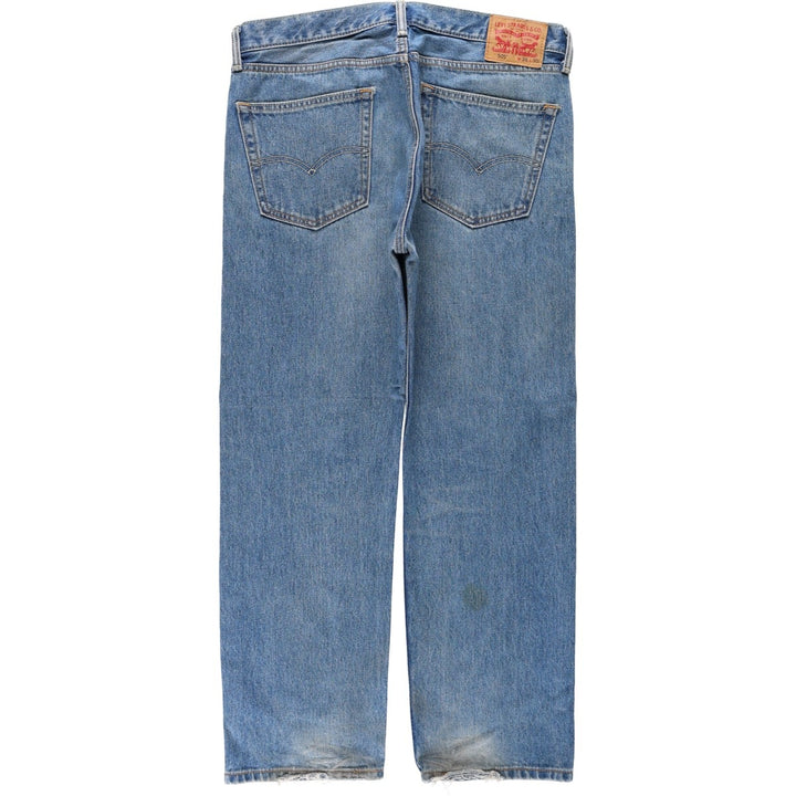 Levi's 505 tapered denim pants for men, size w36 cotton blue type Vintage Second Hand