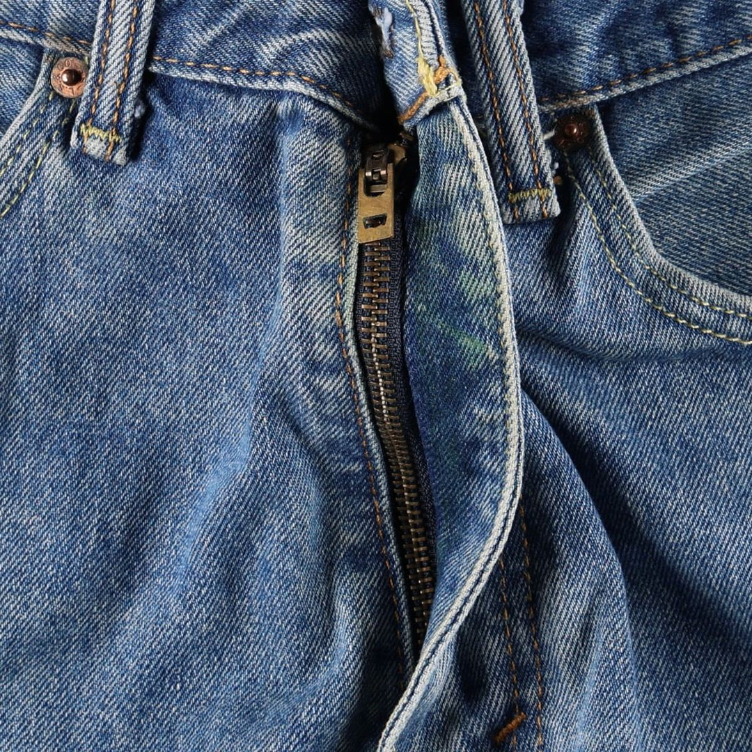 Levi's 505 tapered denim pants for men, size w36 cotton blue type Vintage Second Hand