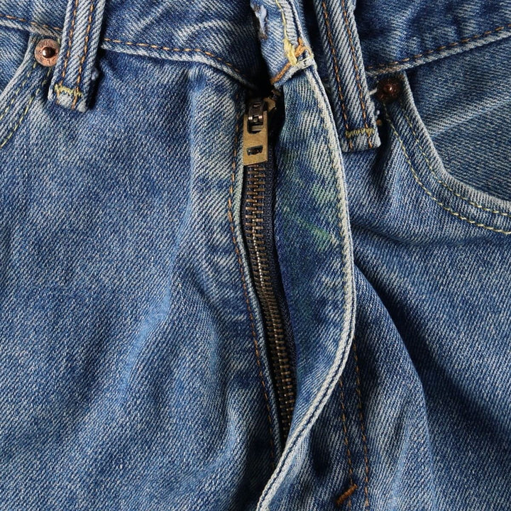 Levi's 505 tapered denim pants for men, size w36 cotton blue type Vintage Second Hand