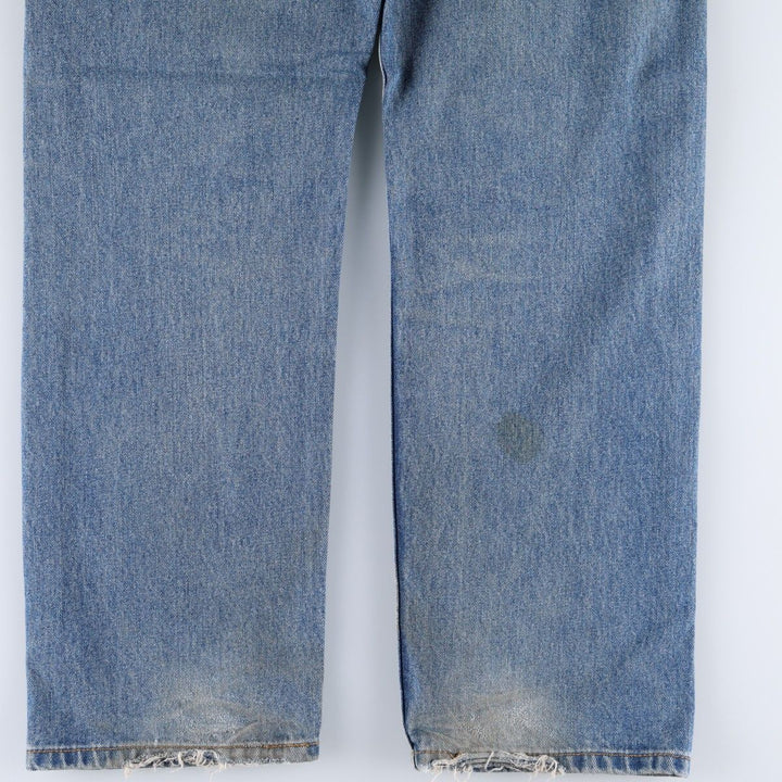 Levi's 505 tapered denim pants for men, size w36 cotton blue type Vintage Second Hand